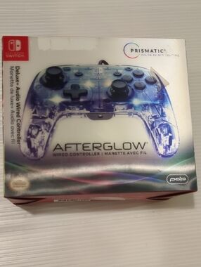 Nintendo Afterglow Translucent Purple Wired Controller for Switch